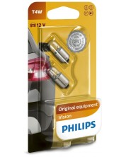 Auto žarulje Philips - 12V, T4W, BA9s, 2 komada -1