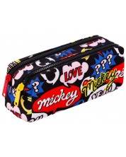Pravokutna školska pernica Cool Pack Edge - Mickey Mouse, s 2 patentna zatvarača