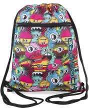 Sportska torba s vezama Cool Pack Vert - Wiggly Eyes Pink, sa zatvaračem -1