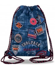 Sportska torba s vezama Cool Pack Sprint Badges B - Plava -1