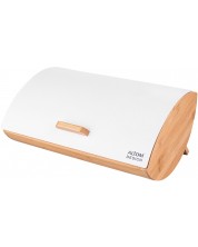 Kutija za kruh od bambusa ADS - White, 35 x 25 x 15.5 cm -1