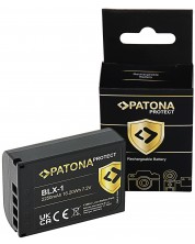 Baterija Patona - Protect, zamjena za Olympus BLX-1 OM-1, crna -1