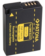 Baterija Patona - zamjena za Panasonic DMW-BLD10, crna