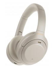 Bežične slušalice Sony - WH-1000XM4, ANC, srebrne -1