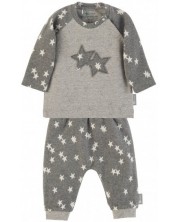 Trenirka za bebe Sterntaler - Sa zvijezdama, 74 cm,6-9 mjeseci, tamnosiva -1