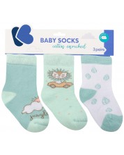 Dječje termo čarape KikkaBoo - 0-6 mjeseci, 3 komada, Jungle King -1