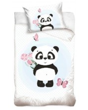Set za spavanje za bebe Sonne - Medvjed Panda, 2 dijela -1