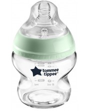 Dječja staklena bočica Tommee Tippee Easi Vent - 150 ml, s dudom 1 kap -1