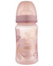 Dječja bočica protiv grčeva Canpol babies - Easy Start, Gold, 240 ml, ružičasta -1