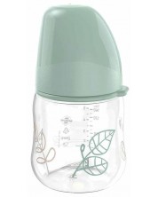 Bočica za bebe NIP Green - Cherry, Flow S, Boy, 0 m+, 150 ml, zelena -1
