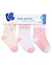 Dječje čarape s 3D ušima KikkaBoo - Hippo Dreams, 6-12 mjeseci, 3 para -1