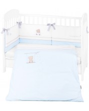 Set za spavanje za bebe KikkaBoo Dream Big - 2 dijela, plavi, 70 x 140 cm -1