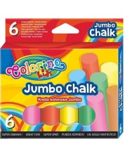 Krede bez prašine Colorino Kids -  Jumbo, 6 komada