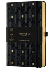 Dnevnik Castelli Copper & Gold - Weaving Gold, 13 x 21cm, bijeli listovi -1