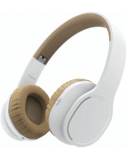 HAMA Slušalice "Touch" Bluetooth  On-Ear ,, mikrofon, bijelo/smeđe, tipke na dodir -1