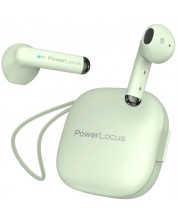 Bežične slušalice PowerLocus - PLX1, TWS, zelene -1