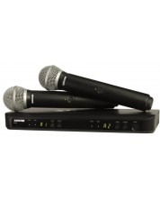 Bežični mikrofonski sustav Shure - BLX288E/B58-H8E, crni