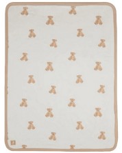 Dječja plišana deka Jollein - Teddy Bear, 75 х 100 cm -1