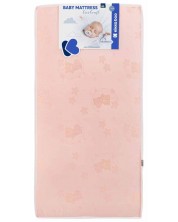 Madrac za bebe KikkaBoo - CocoCraft, 60 x 120 x 15 cm, Bear Pink