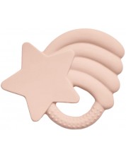 Grickalica za bebe od kaučuka Jollein - Falling Star Pale Pink -1