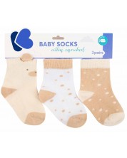 Dječje čarape s 3D ušima KikkaBoo - My Teddy, 0-6 mjeseci, 3 para -1