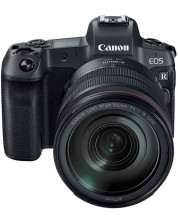 Kamera bez ogledala Canon - EOS R, RF24-105, f/4-7.1, crni