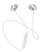 Bežične slušalice s mikrofonom Cellularline - Gem, bijele -1