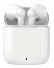 Bežične slušalice Denver - TWE-39W, TWS, bijele