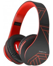 Bežične slušalice PowerLocus - P2, crne/crvene