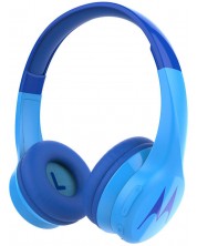Bežične slušalice s mikrofonom Motorola - Squads 300, plave -1