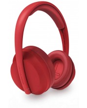 Bežične slušalice s mikrofonom Energy System - Hoshi Eco, crvene