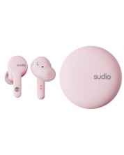 Bežične slušalice Sudio - A2, TWS, ANC, ružičaste -1