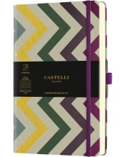 Bilježnica Castelli Oro - Frets, 9 x 14 cm, na linije -1