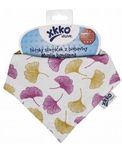 Bandana za bebe od organskog pamuka Xkko - Gingko -1