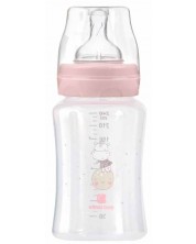Bočica za bebe KikkaBoo Hippo Dreams - РР, 240 ml, ružičasta -1