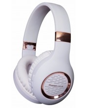 Bežične slušalice PowerLocus - P4 Plus, bijelo/ružičaste