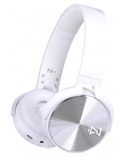 Bežične slušalice s mikrofonom Trevi - DJ 12E50 BT, bijele