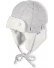 Zimske šubara za bebe Sterntaler - 45 cm, 6-9 mjeseci, svijetlosiva -1