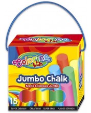 Krede bez prašine Colorino Kids - Jumbo, 10 komada u kutiji