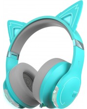 Bežične slušalice s mikrofonom Edifier - G5BT CAT, plavo/sive