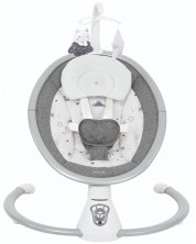 Električna ljuljačka za bebe KikkaBoo - Twiddle, Grey -1