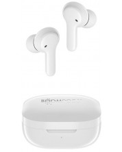 Bežične slušalice Boompods - Bassline Compact, TWS, bijele -1