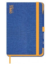 Bilježnica Mitama Memo Book - Plava, s teksilnim koricama i olovkom HB