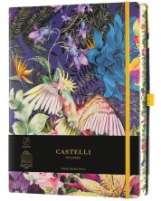 Dnevnik Castelli Eden - Cockatiel, 13 x 21 cm, na linije -1