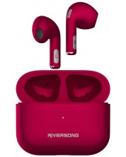 Bežične slušalice Riversong - Air Mini Pro, TWS, crvene