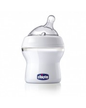 Bočica za bebe Chicco - Natural Feeling, silikonski sisač, 1 kap, 150 ml