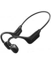 Bežične slušalice s mikrofonom ProMate - Ripple, crne -1
