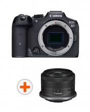 Kamera bez ogledala Canon - EOS R7, Black + Objektiv Canon - RF-S, 10-18mm, f/4.5-6.3, IS STM -1