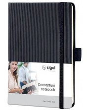 Bilježnica Sigel Conceptum - A6, crna