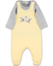 Kombinezon i majica za bebe Sterntaler -S pačićem, 56 cm, 3-4 mjeseca, žuti
